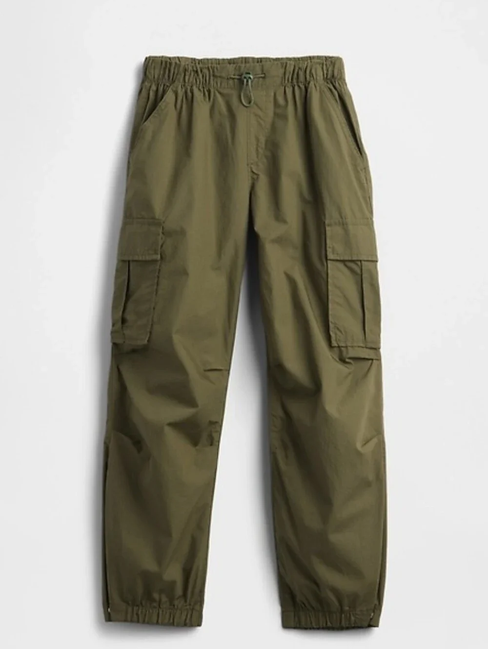 GAP Kids Easy Cargo Parachute Pants 🫒 Olive 🫒 Size 8